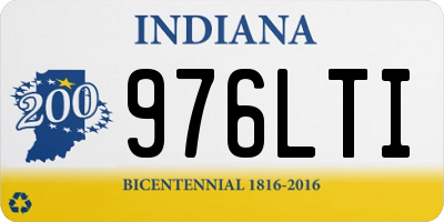 IN license plate 976LTI