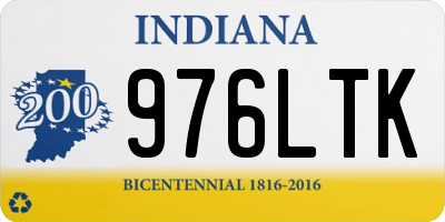 IN license plate 976LTK