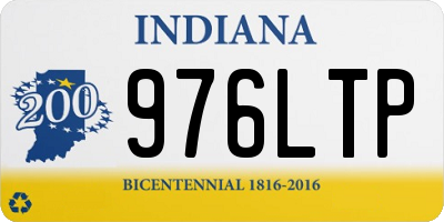 IN license plate 976LTP