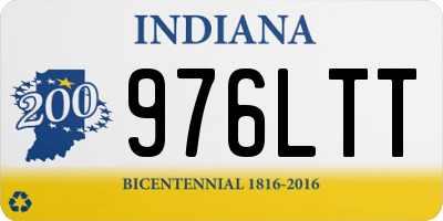 IN license plate 976LTT