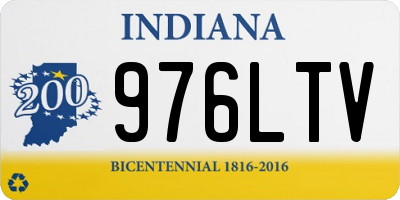 IN license plate 976LTV