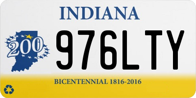 IN license plate 976LTY