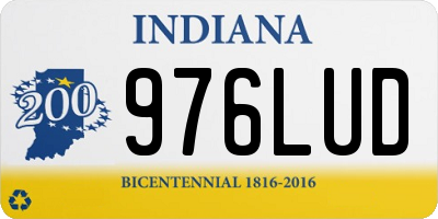 IN license plate 976LUD