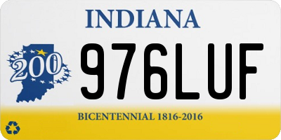IN license plate 976LUF