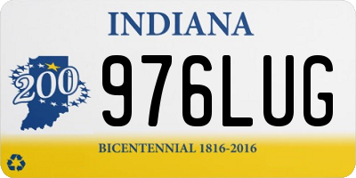 IN license plate 976LUG