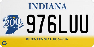 IN license plate 976LUU