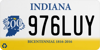 IN license plate 976LUY
