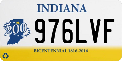 IN license plate 976LVF