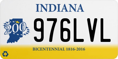 IN license plate 976LVL