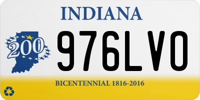 IN license plate 976LVO