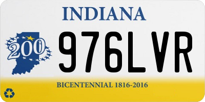IN license plate 976LVR