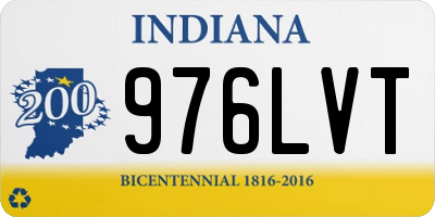 IN license plate 976LVT