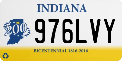 IN license plate 976LVY