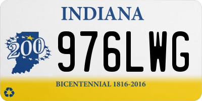 IN license plate 976LWG