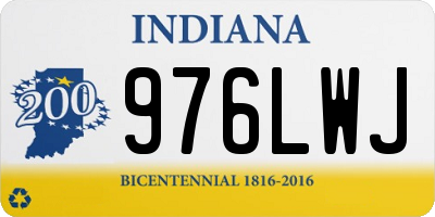 IN license plate 976LWJ