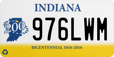 IN license plate 976LWM