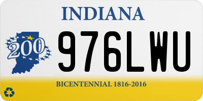 IN license plate 976LWU