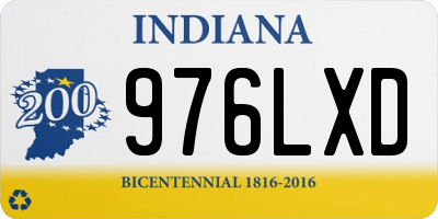 IN license plate 976LXD