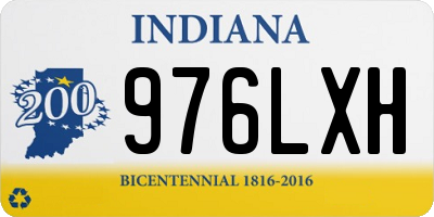 IN license plate 976LXH