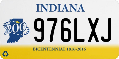 IN license plate 976LXJ