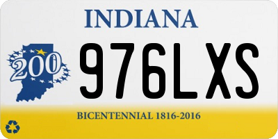 IN license plate 976LXS