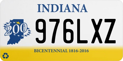 IN license plate 976LXZ