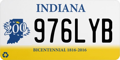 IN license plate 976LYB