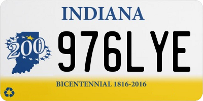 IN license plate 976LYE