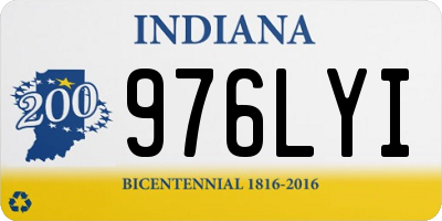 IN license plate 976LYI