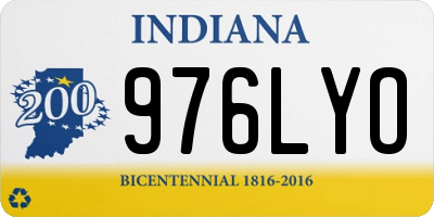 IN license plate 976LYO
