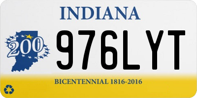 IN license plate 976LYT