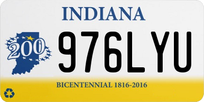 IN license plate 976LYU