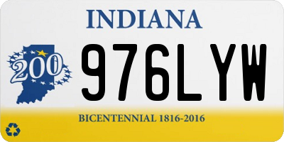 IN license plate 976LYW