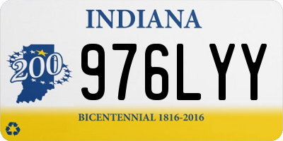 IN license plate 976LYY