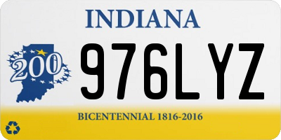 IN license plate 976LYZ