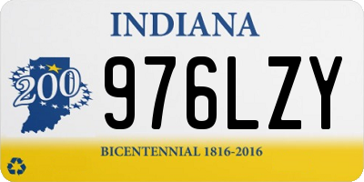 IN license plate 976LZY