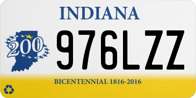 IN license plate 976LZZ