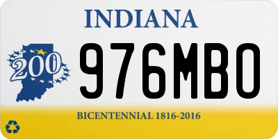 IN license plate 976MBO