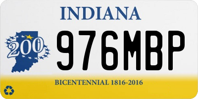 IN license plate 976MBP