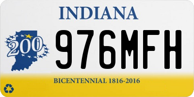 IN license plate 976MFH