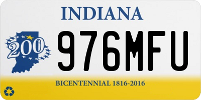 IN license plate 976MFU