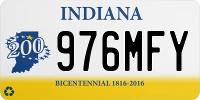 IN license plate 976MFY