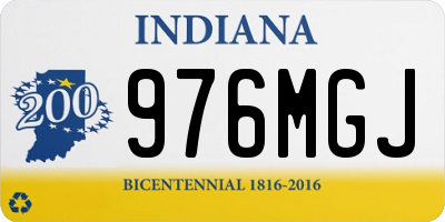 IN license plate 976MGJ