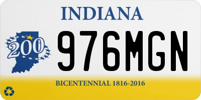 IN license plate 976MGN