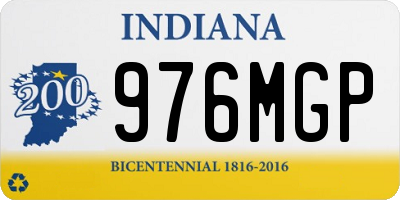 IN license plate 976MGP