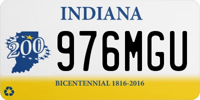IN license plate 976MGU