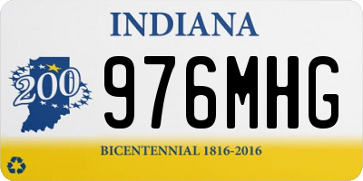 IN license plate 976MHG