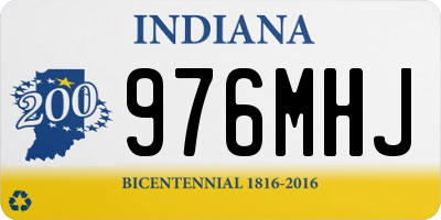 IN license plate 976MHJ
