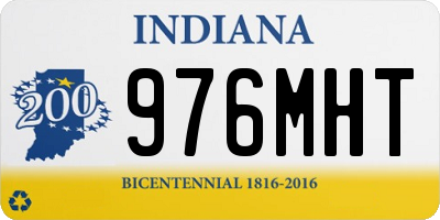IN license plate 976MHT