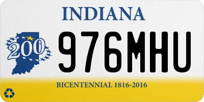 IN license plate 976MHU